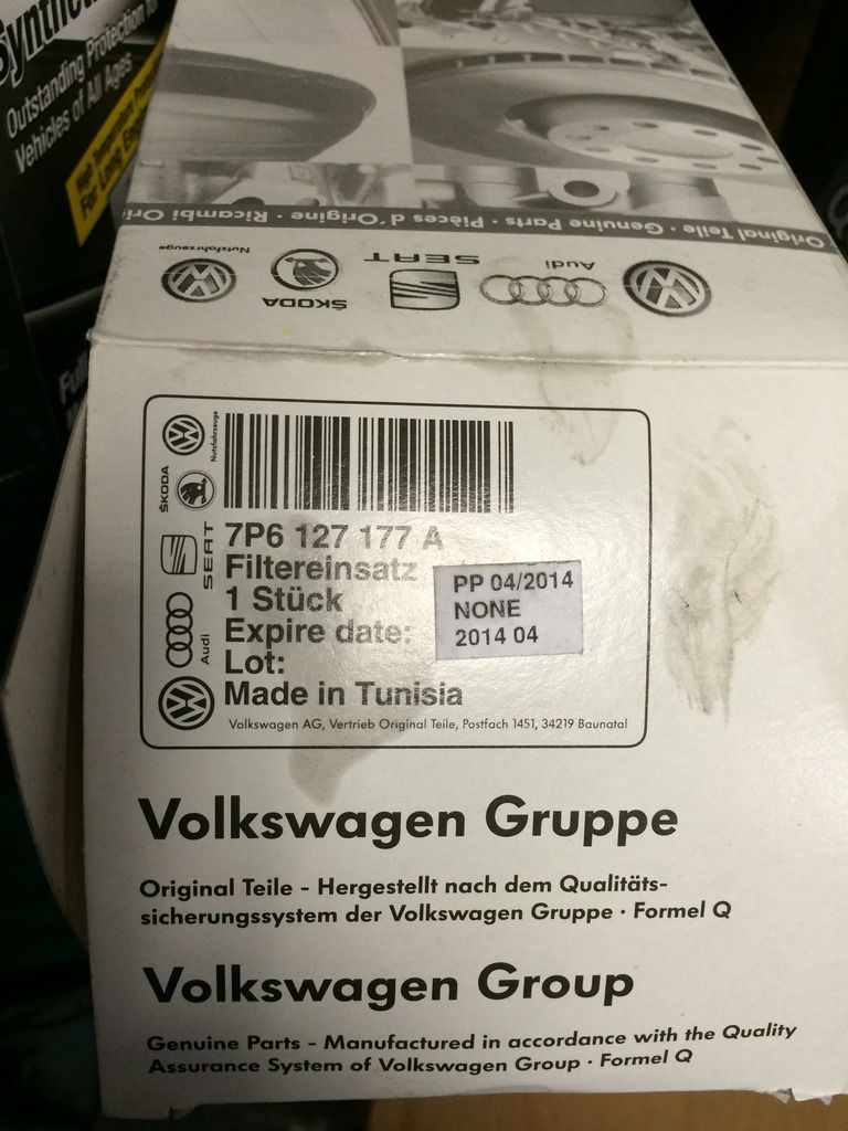 2012 V6 TDI fuel filter change VW Vortex Volkswagen Forum